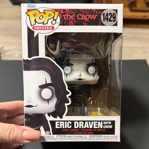 Funko Pop Eric Draven with Crow #1429 The Crow Movie Vinyl Figure